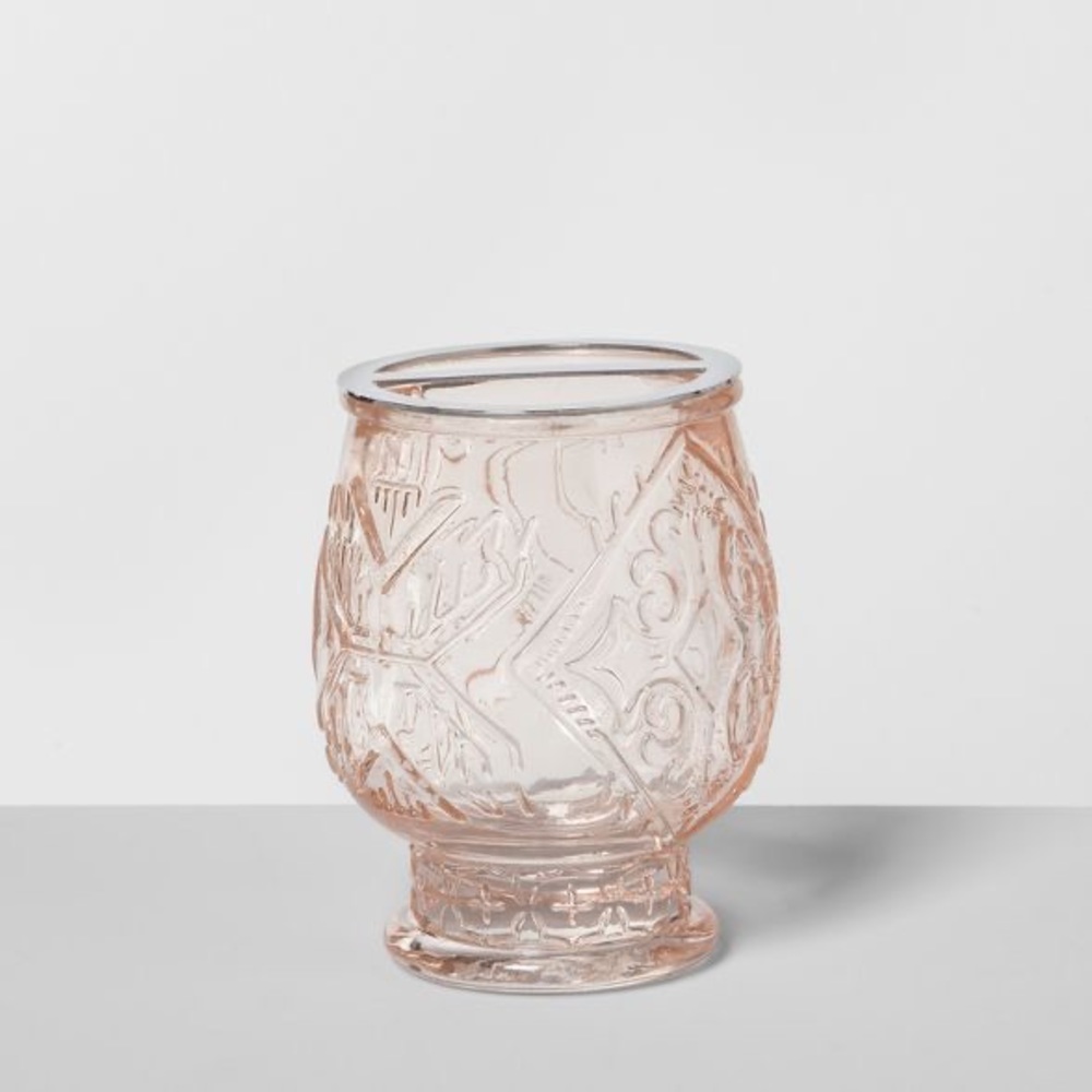 Blush Bubble Vintage Toothbrush Make Up Holder